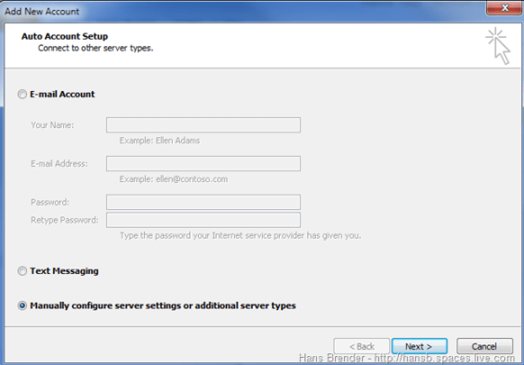 Outlook 2010: Auto Account Setup Outlook 2010: Auto Account Setup