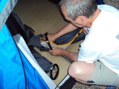 nix mehr mit Rollen, nur stopfen...