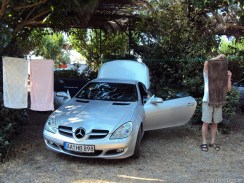 Nicht alle Handtücher sind trocken...