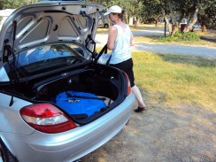 Die 2. Sporttasche nach rechts...