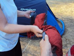 rote Kopfkissen für die Dame...