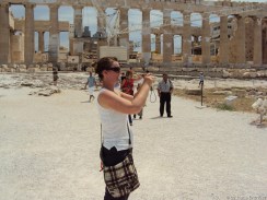 Andrea beim "Fremd"-Fotographieren...