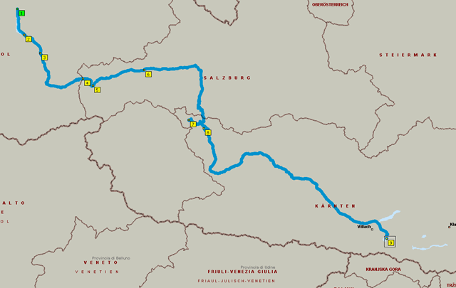 Route Aachensee -  Faaker See