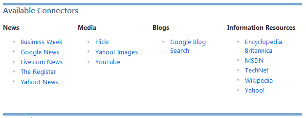 Search Connectoren Gallery