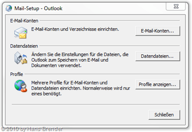 Mail-Setup Outlook