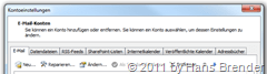 Outlook 2010: Kontoeinstellungen