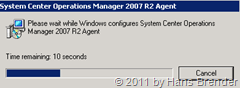 System Center Advisor Agent Setup: braucht System Center Operations Manager 2007 R2 Agenten
