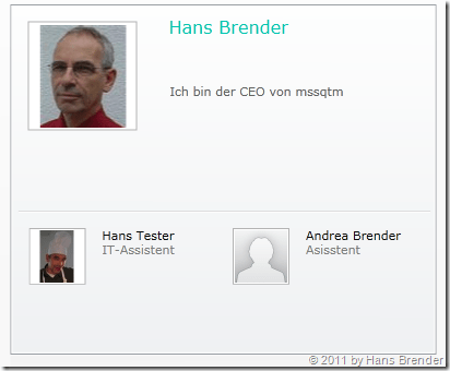Office 365: SharePoint Online: Meine Website: Silverlight Organigramm