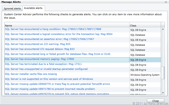 System Center Advisor: Managen von Alarmmeldungen