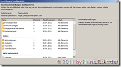 SharePoint Workspace: Downloadeinstellungen konfigurieren