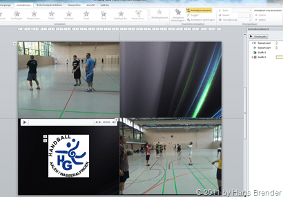 PowerPoint 2010: mehrere Videos gleichzeitig
