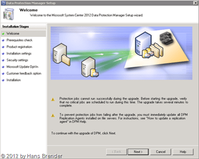 SC 2012 DPM: Installation