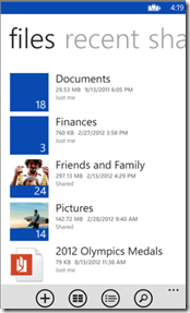 SkyDrive App 3.0 