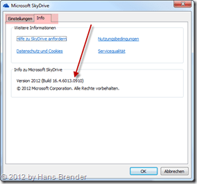 SkyDrive Version 2012 (16.4.6013.0910)