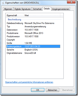 Grooveex.dll mit der Version 15.0.4517.1508