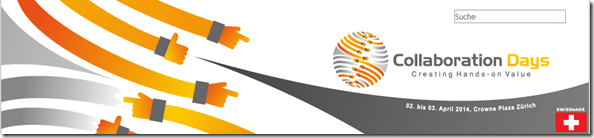 die Collaboration Days im April in Zürich
