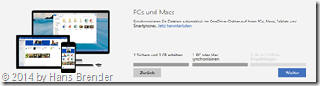 3 Schritte zu OneDrive