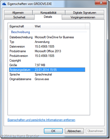 OneDrive for Business, SkyDrive Pro, Groove.exe
