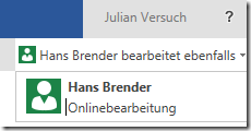 gemeinsames Bearbeiten mit Word