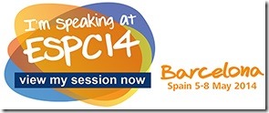 Im speaking at ESPC 2014 in bacelona