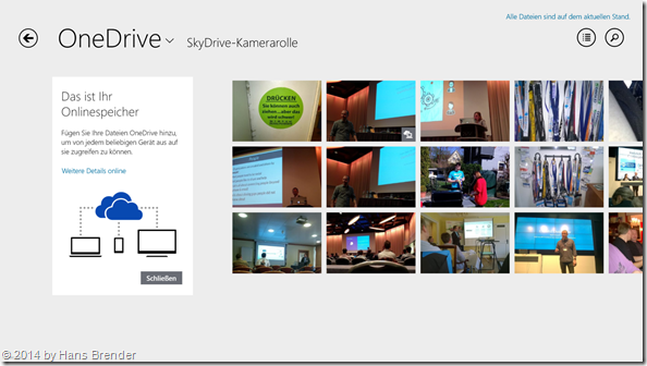 mit Windows 8.1 Update: Namensänderung an Modern App OneDrive