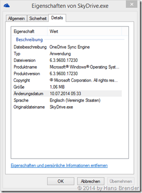 SkyDrive.exe after patch 2980654