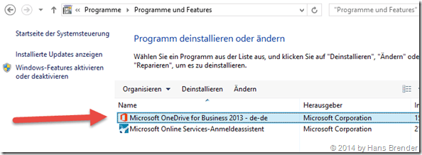 programs: OneDrive for business