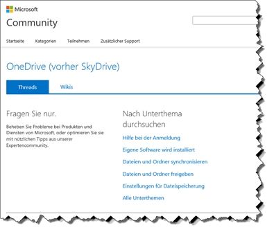 Microsoft, Community, OneDrive, SkyDrive