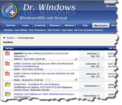Forum, Dr.Windows, OneDrive