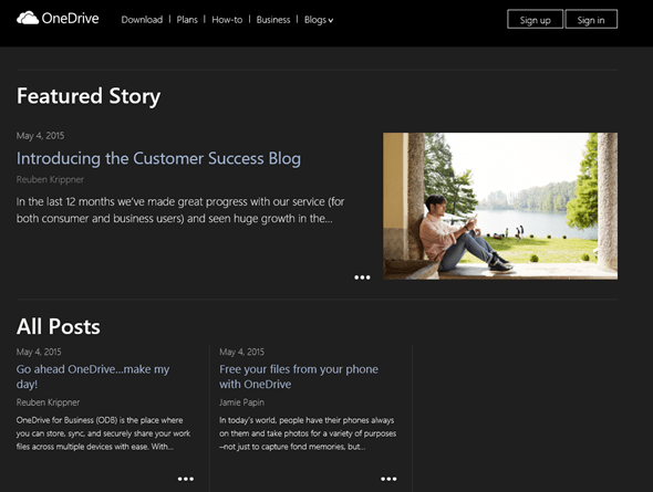 OneDrive for Business, Customer Success Blog