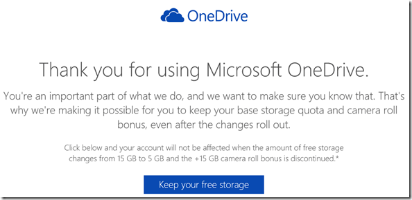 Speichererhalt für Bestandskunden