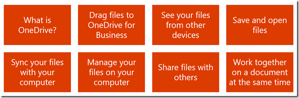 Working with OneDive for Business