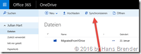 Windows 8.1: Synchronisation von SharePoint Teamsites, Groups und OneDrive for Business