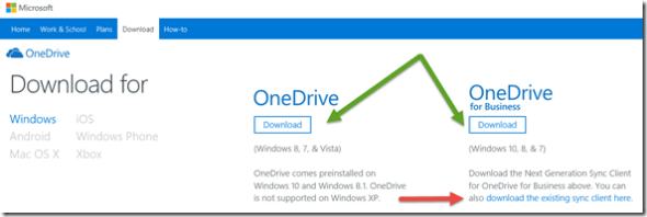 Dowload OneDrive for Business: alter Sync Client (Groove.exe) Dowload OneDrive for Business: alter Sync Client (Groove.exe)