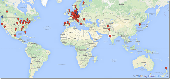 Birthday wishes around the globe