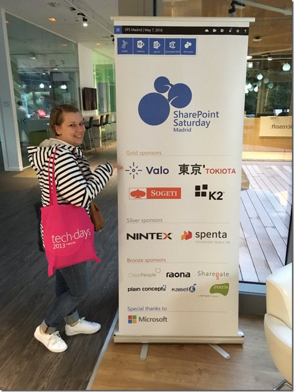 Sponsors of the SharePoint Saturday Madrid