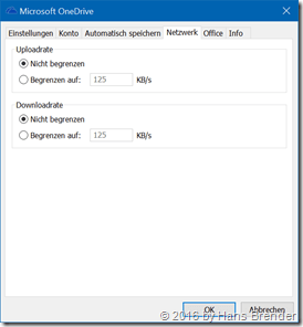 OneDrive Netzwerk Kartenreiter