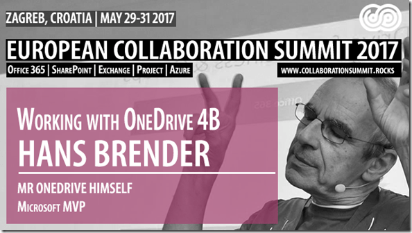 Talking about OneDrive for Buisiness