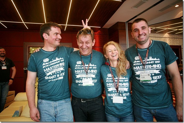 the organizer team with Branka, Adis, Nenad and Toni