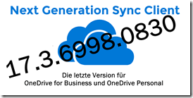 neuste Version des NGSC: 17.3.6998.0830
