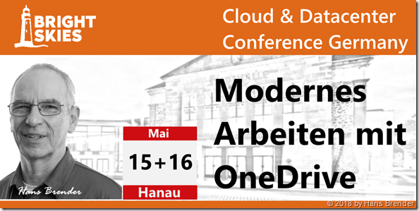 Ich spreche auf der "Cloud & Datacenter Conference Germany" in Hanau