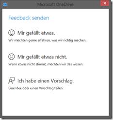 OneDrive: Feedback 