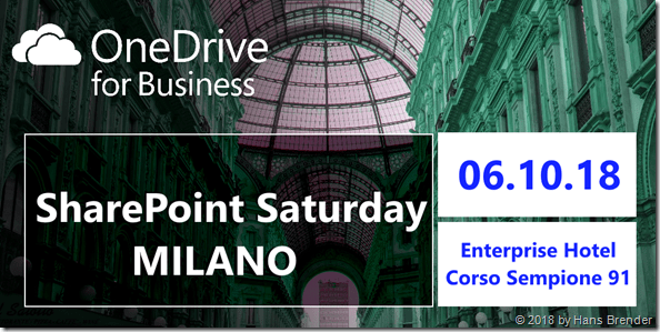 SharePoint Saturday Milano 2018