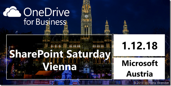 SharePoint Saturday Vienna 2018