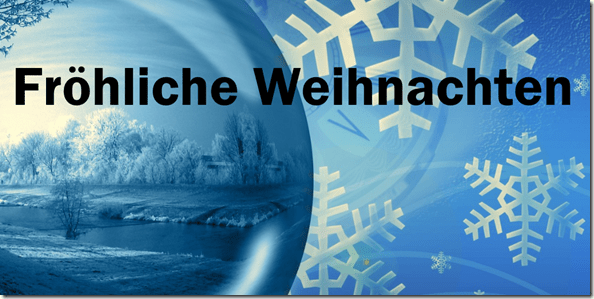 Fröhliche Weihnachten