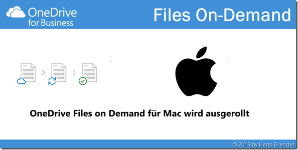 OneDrive Files on Demand; MAC Mojave 