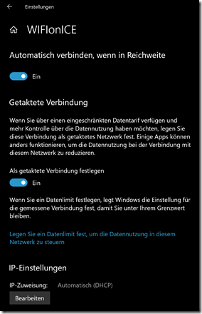 Getaktete Verbindung