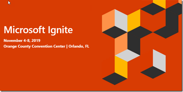 Microsoft Ignite 2019
