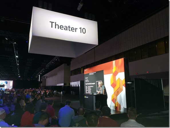 Microsoft Ignite 2019, Orlando, Theater-Session