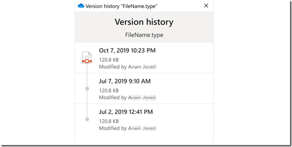 New feature: OneDrive Sync Version history – Hans Brender's Blog